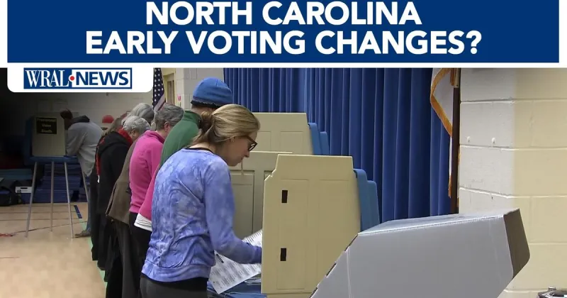 Republican lawmakers consider shortening NC's early voting period