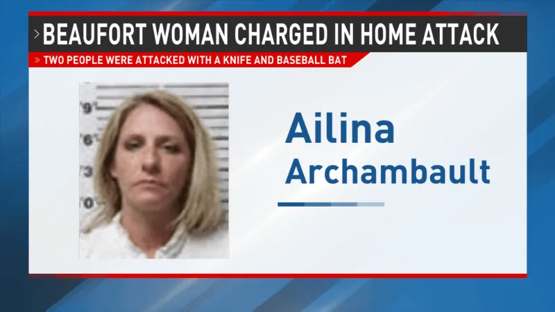 Beaufort woman charged with burglary, assault with deadly weapon