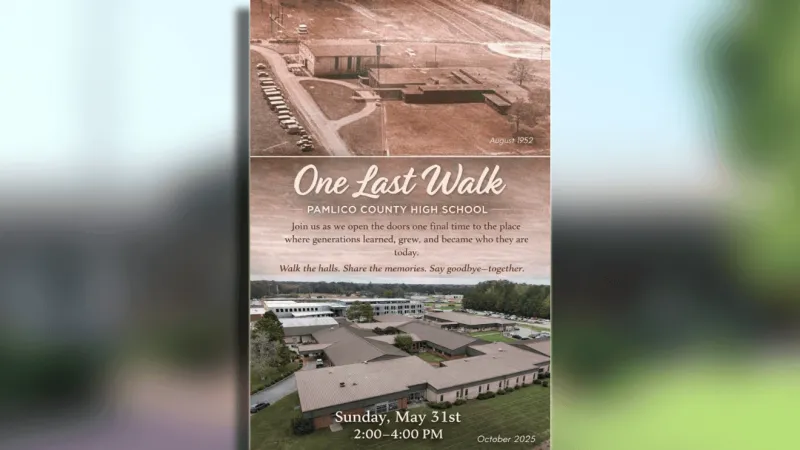 Pamlico County High School to hold Last Walk event before demolition