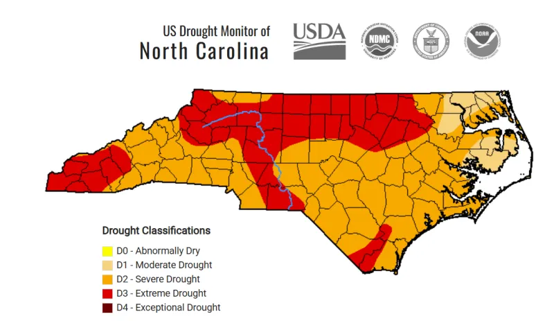 Recent rains fail to change drought in most coastal counties