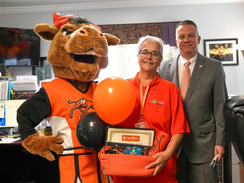 Campus Safety telecommunicator earns Cherished Camel Award