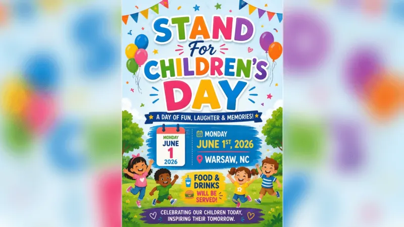Stand for Children's Day set for June 1 in Warsaw
