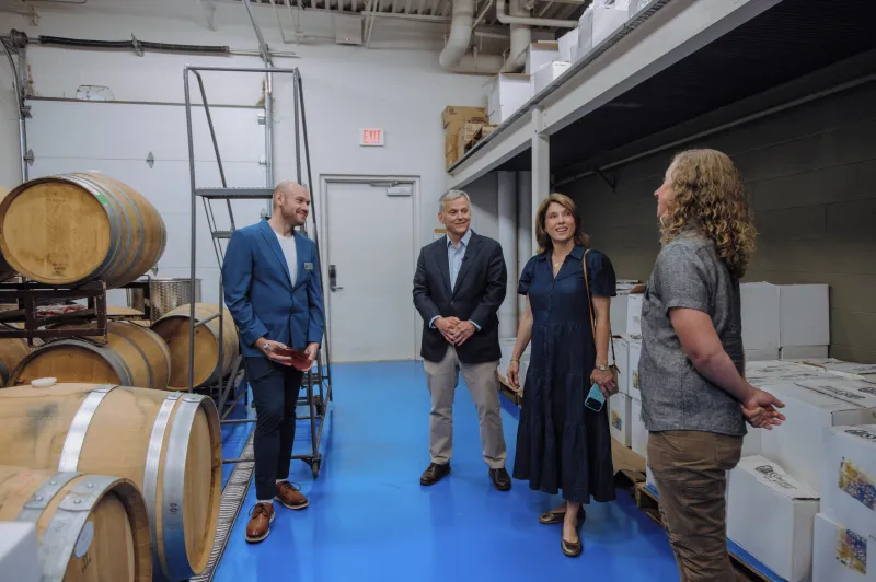 First Lady Stein, Joined by Governor Stein and Assistant Commissioner French, Showcases North Carolina's Vibrant Wine Agricultural Industry