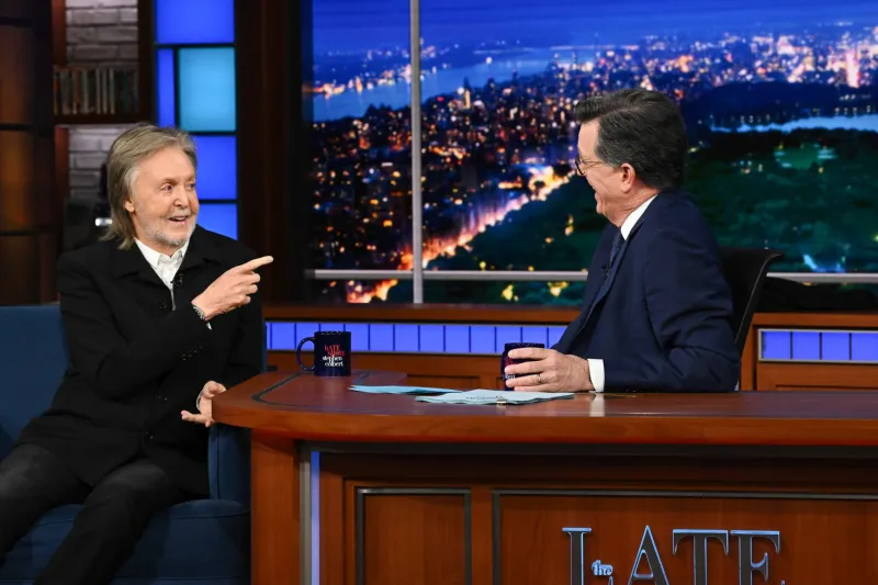 McCartney helps Colbert say goodbye to 'The Late Show' in ambitious final show