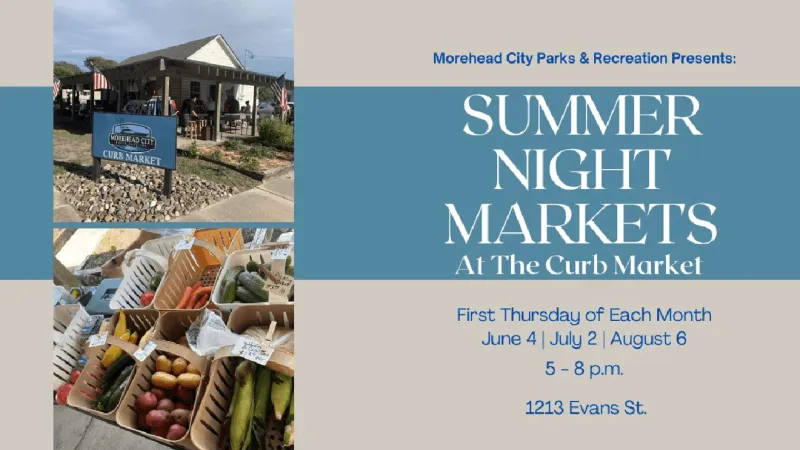 Morehead City Parks and Rec to host summer night markets June through August