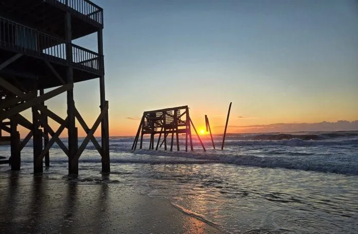 Buxton oceanfront house collapses overnight, 5th this year