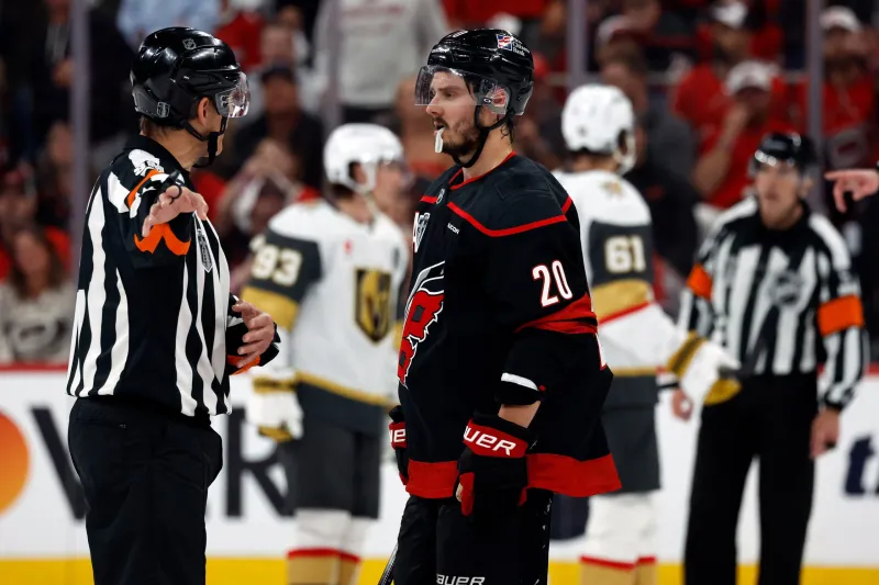 Down 0-1 in Stanley Cup Final, Hurricanes coach on top line vs. Vegas: 'We need them to get going'