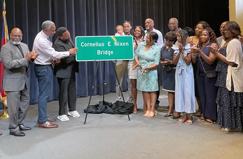 State names bridge for Cornelius Nixon; city recalls his grace