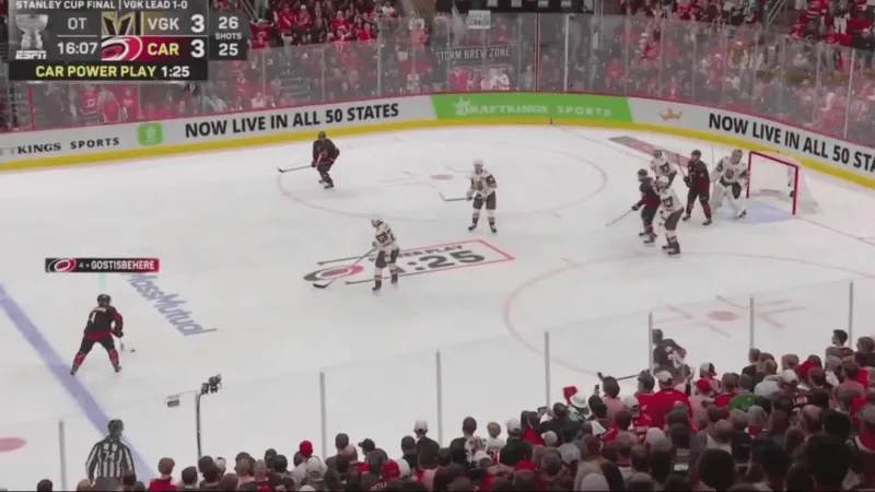 Hurricanes storm back down 2-0, win Overtime thriller 4-3