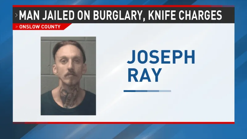 Beulaville man accused of breaking into home, threatening two people with knife