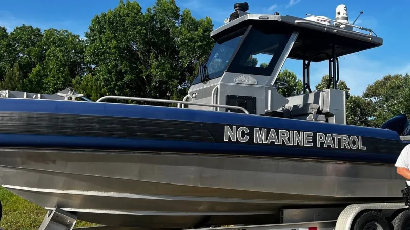 Marine Patrol officer's quick response helps save missing man in remote Pamlico County