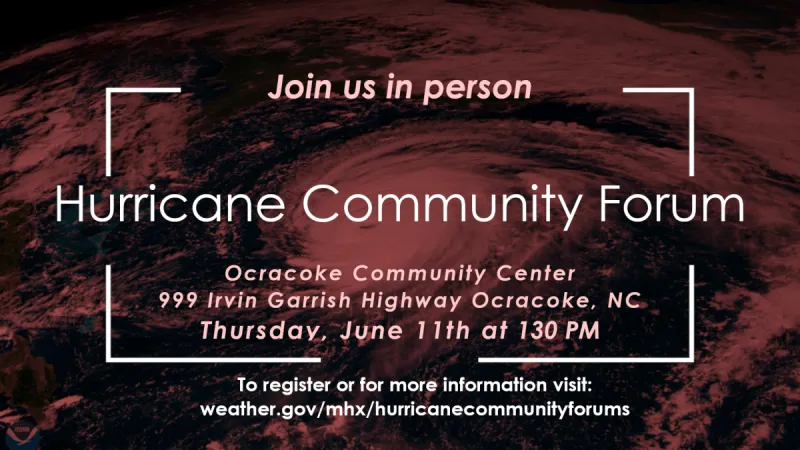 NWS to hold forum on hurricane preparedness