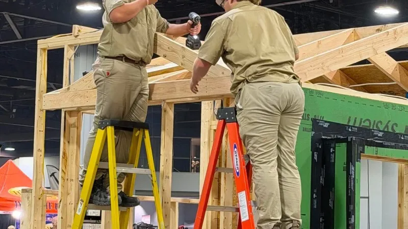 Jacksonville High takes 3rd nationally in SkillsUSA Teamworks tiny house build