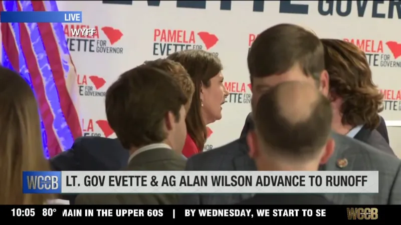AP: Evette and Wilson to advance to run-off on June 23rd in Republican primary for SC Governor