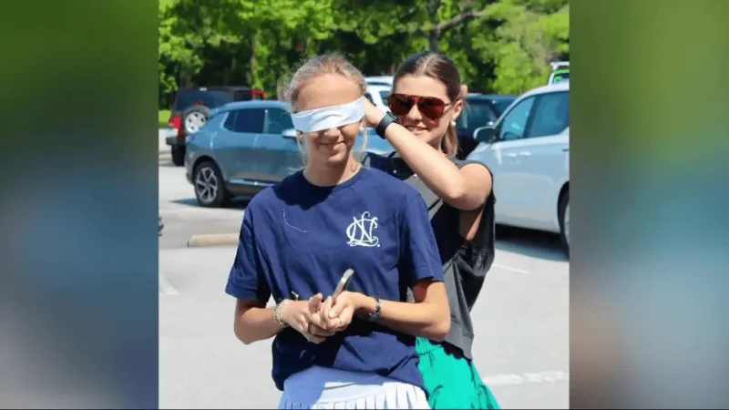 Mayo-Miles Foundation blindfold walk in Morehead City raises blindness awareness Saturday