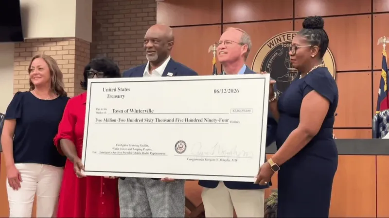 Winterville gets $2.2M for water main upgrades, storage system and police radios