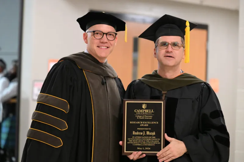 Dr. Andrew Muzyk receives CPHS Research Excellence Award