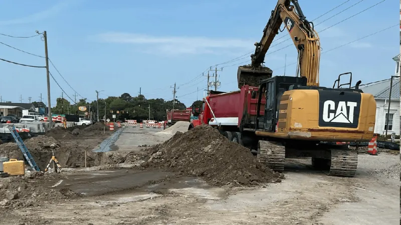 Live Oak Street project progressing as planned in Town of Beaufort