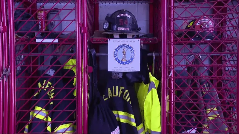 Beaufort firefighter Tanner Murray deployed to Middle East since January, crew keeps gear