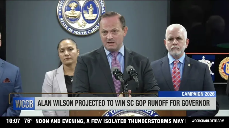 SC Attorney General Alan Wilson wins runoff for GOP candidate for governor