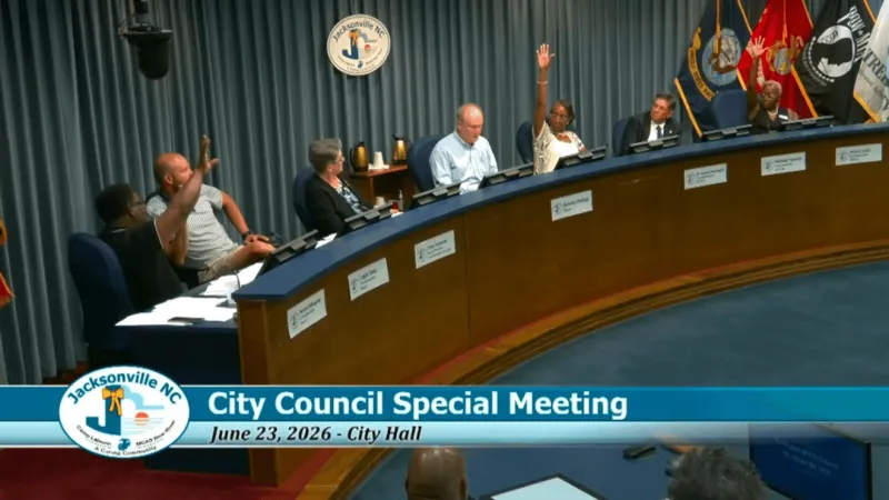Jacksonville council votes 4-3 after emergency meeting on redistricting, no public comment