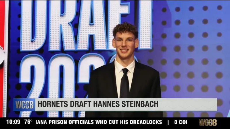 Charlotte Hornets select Hannes Steinbach with 14th overall pick in 2026 NBA Draft