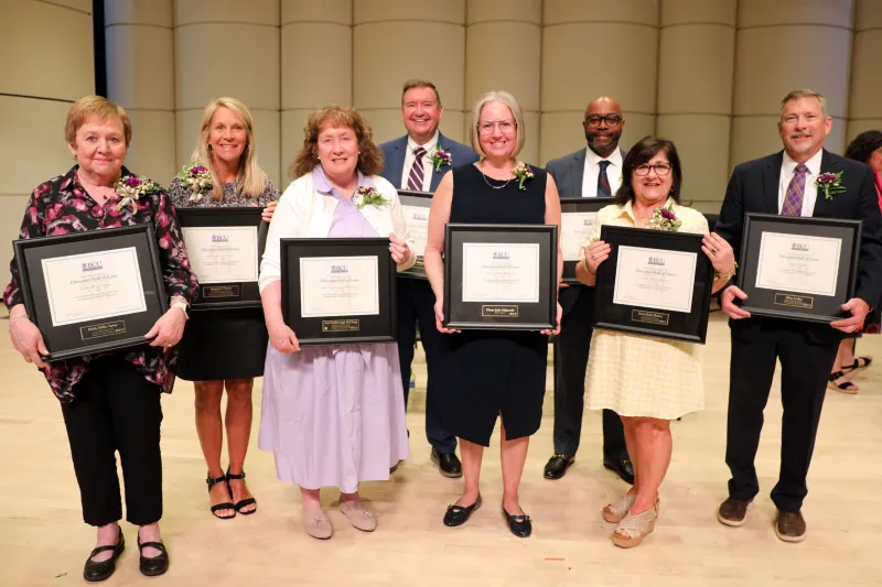 Honoring excellence: ECU inducts eight into Educators Hall of Fame