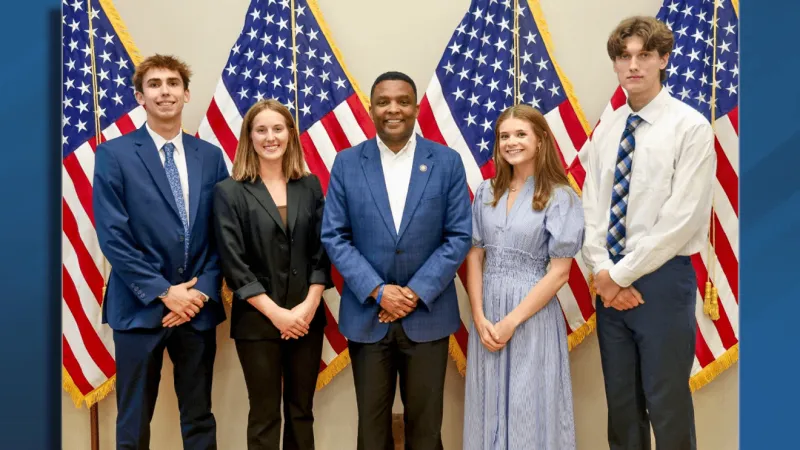 Congressman Don Davis honors Eastern NC students accept to U.S. Service Academies