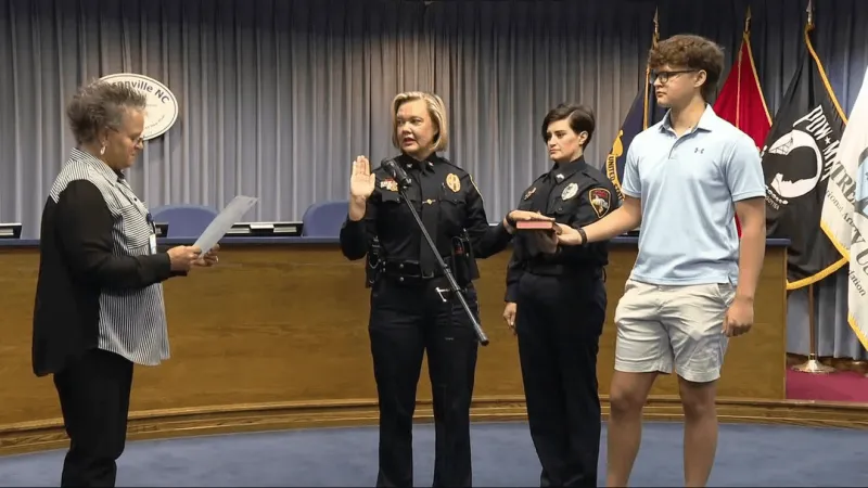 Ashley Weaver sworn in as Jacksonville's first female interim police chief