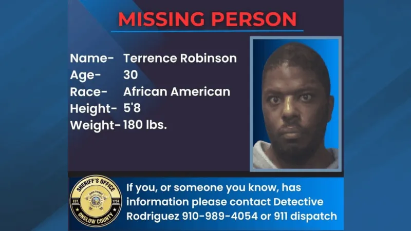 Onslow County deputies searching for missing man last seen Monday