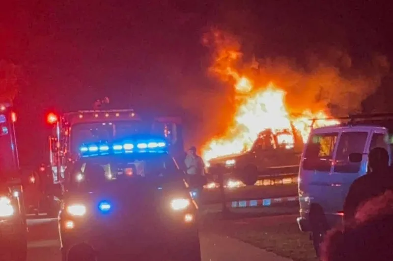 OVFD contains vehicle fire at NPS Campground