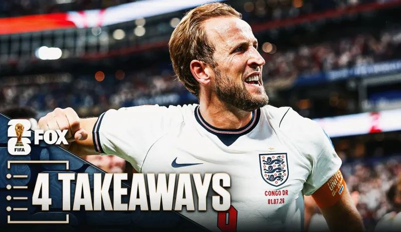 Kane Comes Through: 4 Takeaways From England's Nervy Comeback Win vs. DR Congo