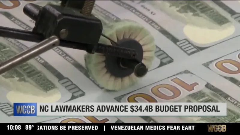 NC lawmakers advance record $34.4 state budget