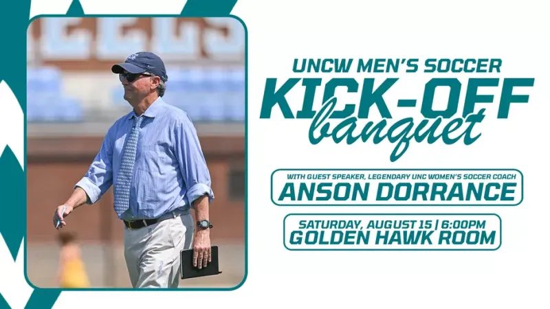 Soccer Legend Anson Dorrance to speak at UNCW Men's Soccer kick-off banquet