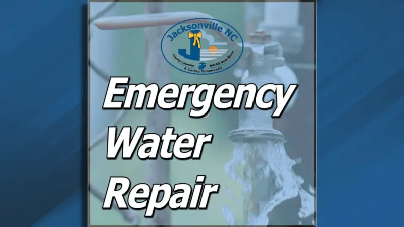 Jacksonville crews repair emergency water main in Northwoods, outages possible