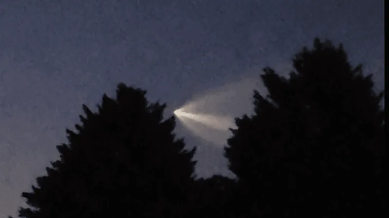 Did you see it? Viewers in North Carolina get glimpse of SpaceX launch