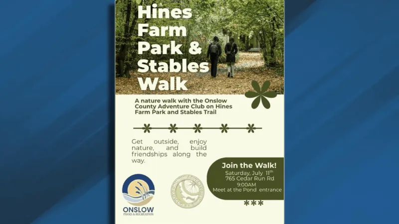 Enjoy the outdoors at free nature walk in Onslow County this Saturday