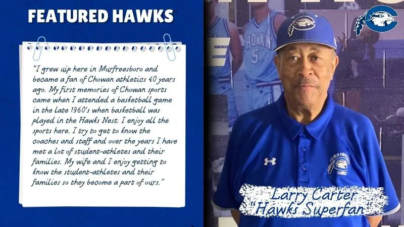 Featured Hawks: Larry Carter, Chowan Super Fan