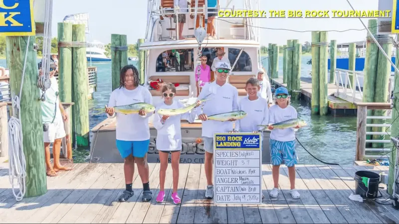 Big Rock kids tournament reels in funds for children's charities in eastern N.C.