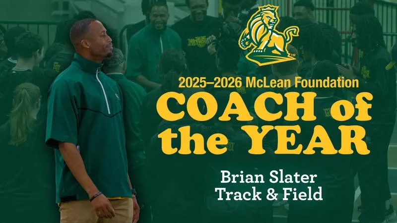 Slater Named McLean Foundation Coach of the Year