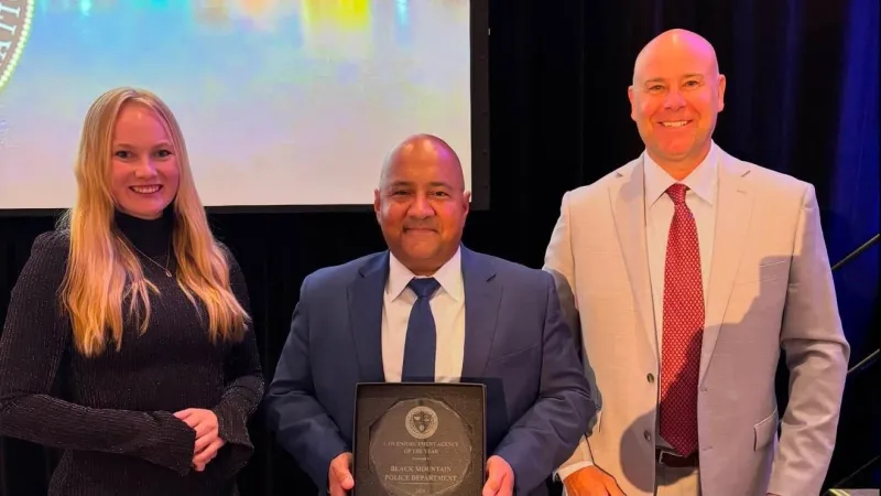 Black Mountain Police recognized as police department of the year