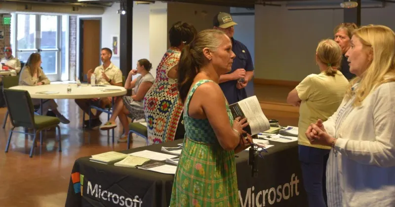 50+ people attend Conover session to speak with Microsoft about data centers in Catawba County