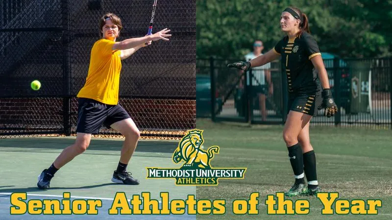 Hurley, Simpkins Selected as Methodist Senior Athletes of the Year