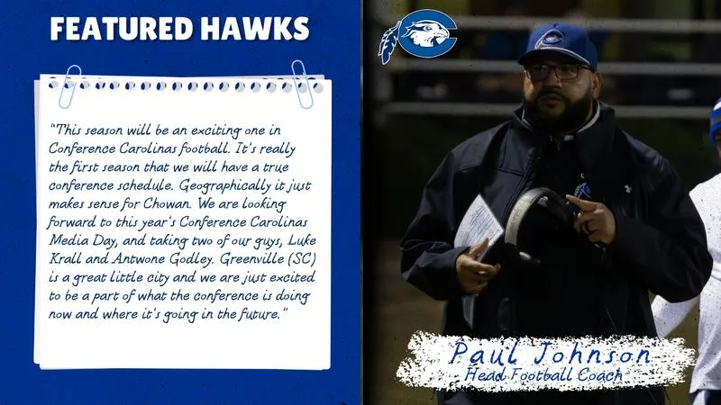 Featured Hawks: Paul Johnson, Head Football Coach