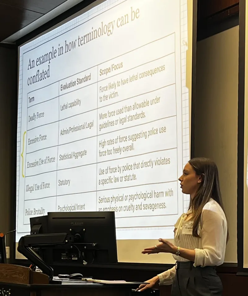 Campbell Law student presents research at ABA's Legal Education Police Practices Consortium