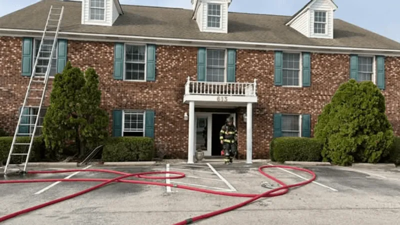 Fire contained after crews respond to Cedar Street building