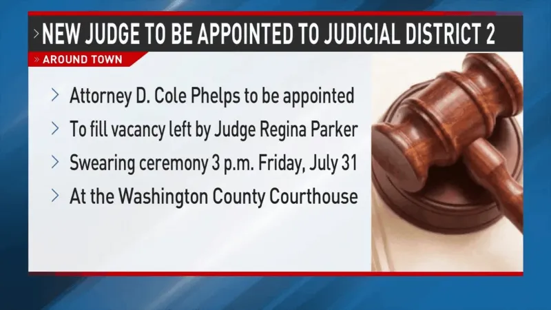 Gov. Stein appoints Cole Phelps as new District Two judge