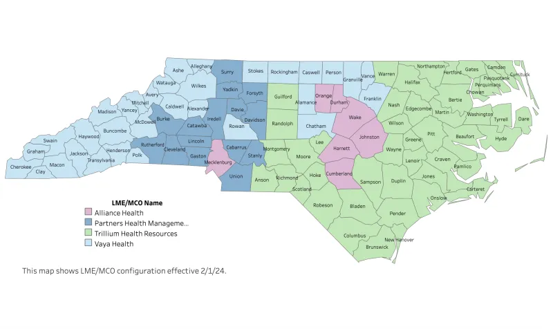 How to get intensive mental health services in North Carolina