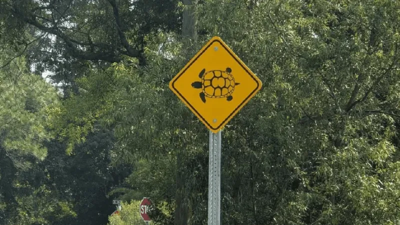New turtle crossing signs go up in key Sturgeon City hotspots to protect box turtles