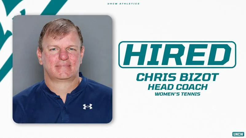 UNCW Athletics Hires Chris Bizot As Head Women's Tennis Coach